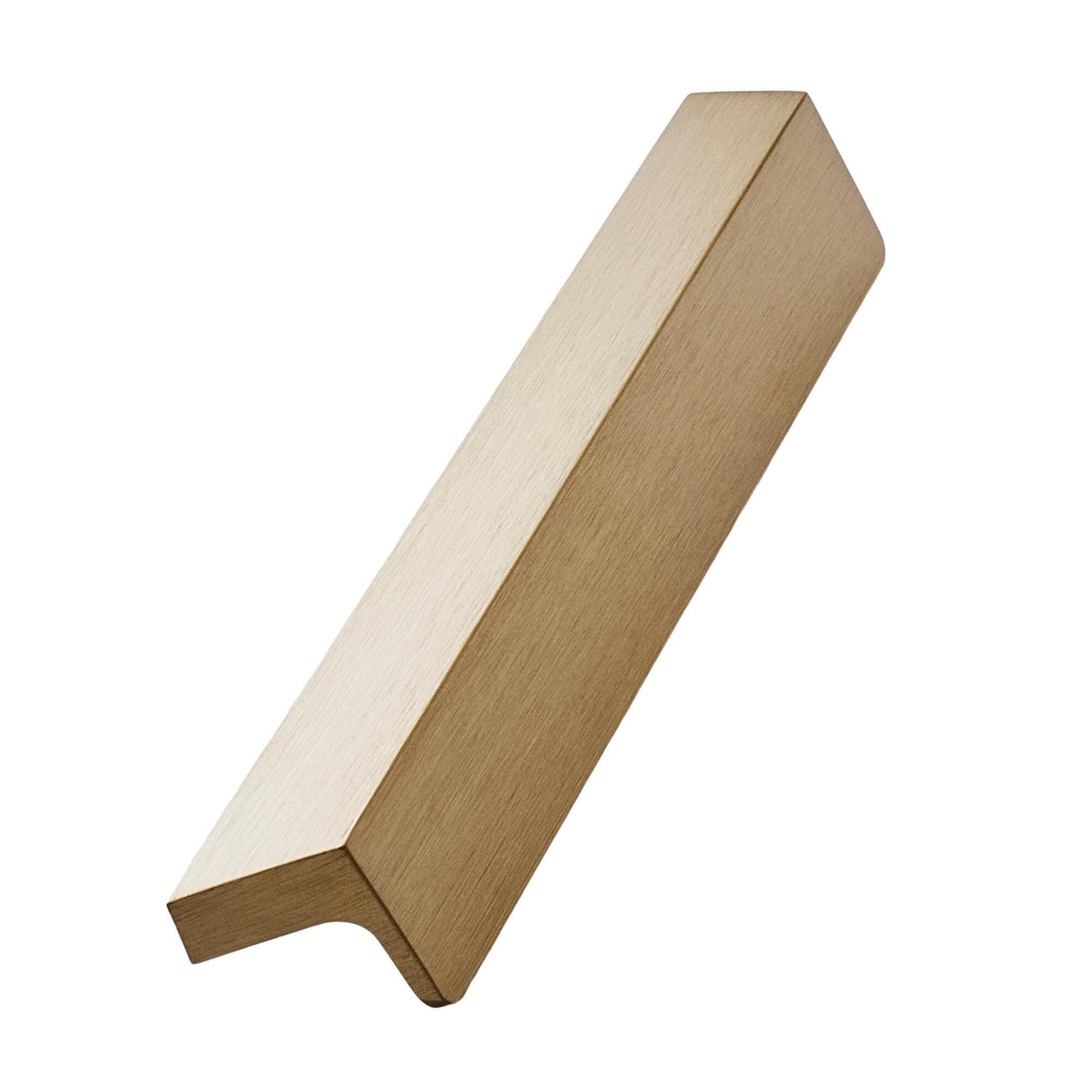 Furnipart Envelope Brushed Brass Handle & Knob 50mm 200mm