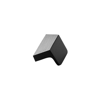 Furnipart Envelope Brushed Black Handle & Knob 50mm 200mm