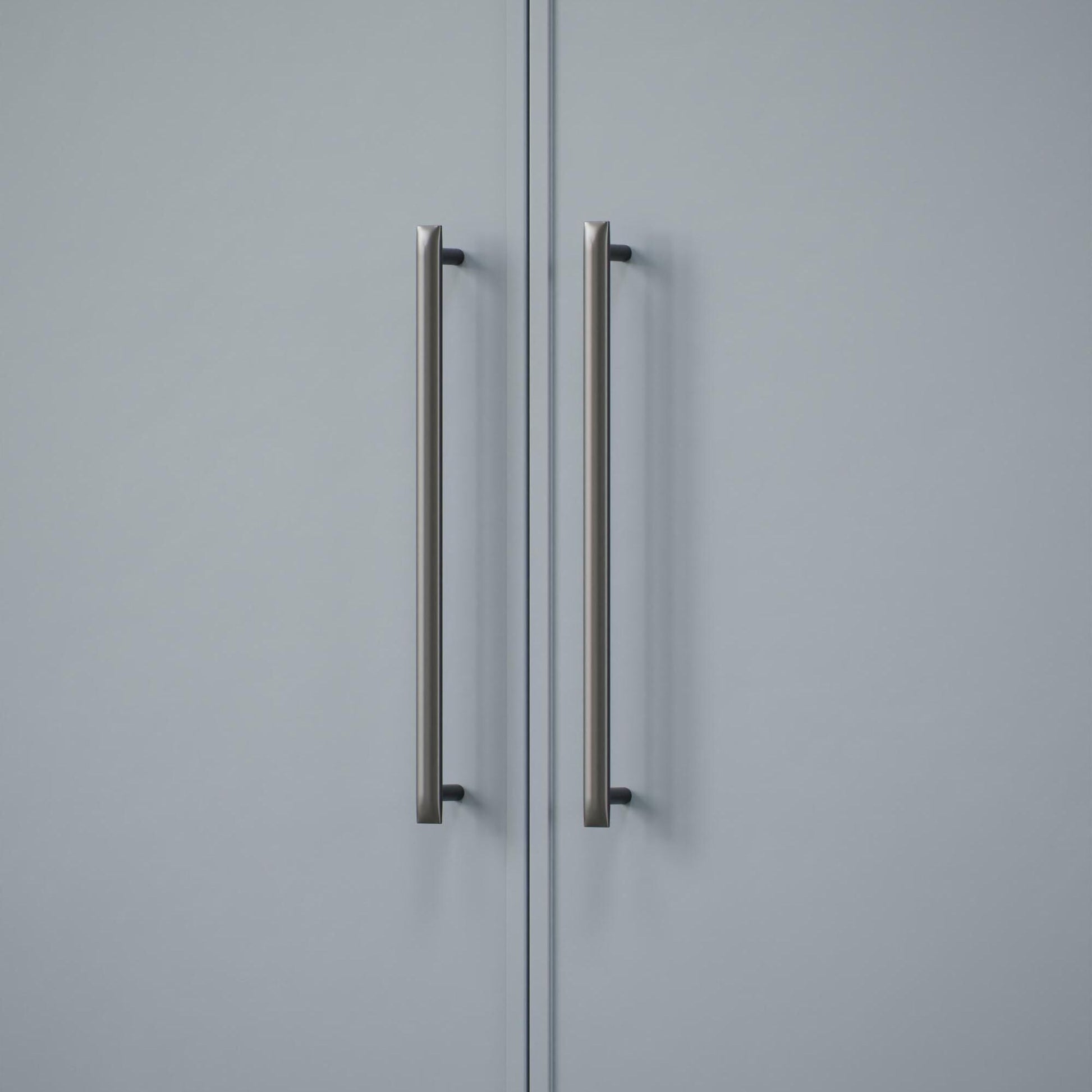 Furnipart Flow Gun Metal Handle 160mm, 320mm & Knob