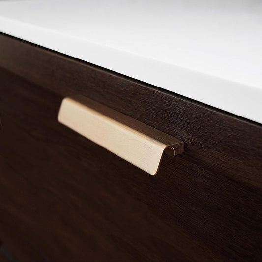 Furnipart Fringe Brushed Brass Handle 160mm