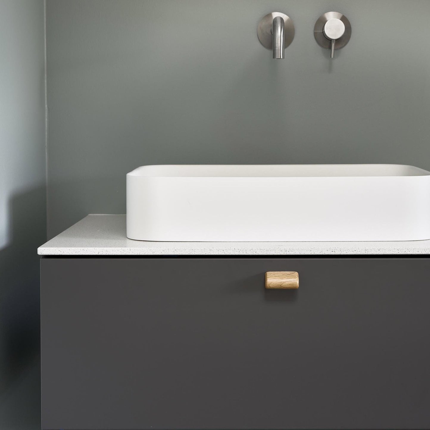 Furnipart Glove Oak Clear Lacquered Wooden Handle & Knob 32mm 160mm