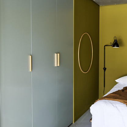 Furnipart Glove Oak Clear Lacquered Wooden Handle & Knob 32mm 160mm