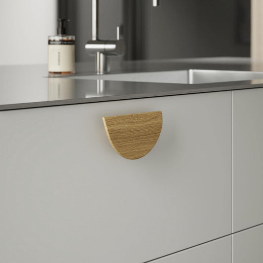 Furnipart Horizon Oak Clear Lacquered Handle Small & Large