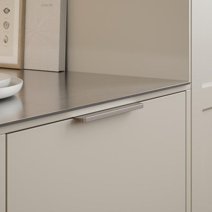 Furnipart Comet Profile Rear Mounted Handle Matt Inox 50mm & 200mm