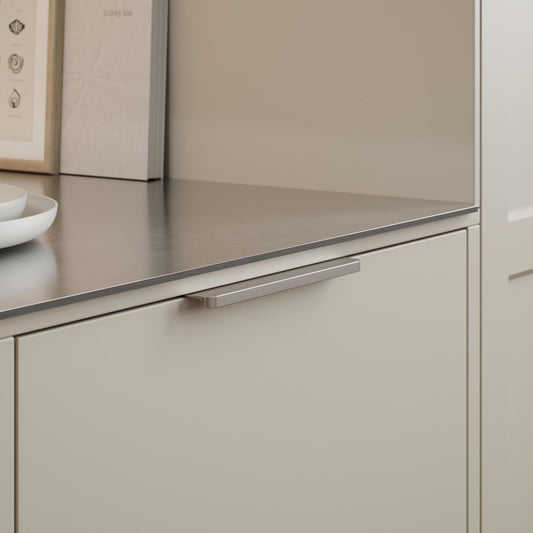 Furnipart Comet Profile Rear Mounted Handle Matt Inox 50mm & 200mm