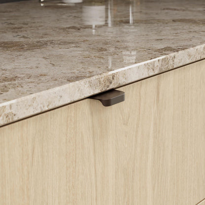 Furnipart Comet Profile Rear Mounted Handle Matt Bronze 50mm & 200mm