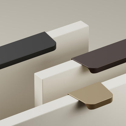 Furnipart Comet Profile Rear Mounted Handle Matt Bronze 50mm & 200mm