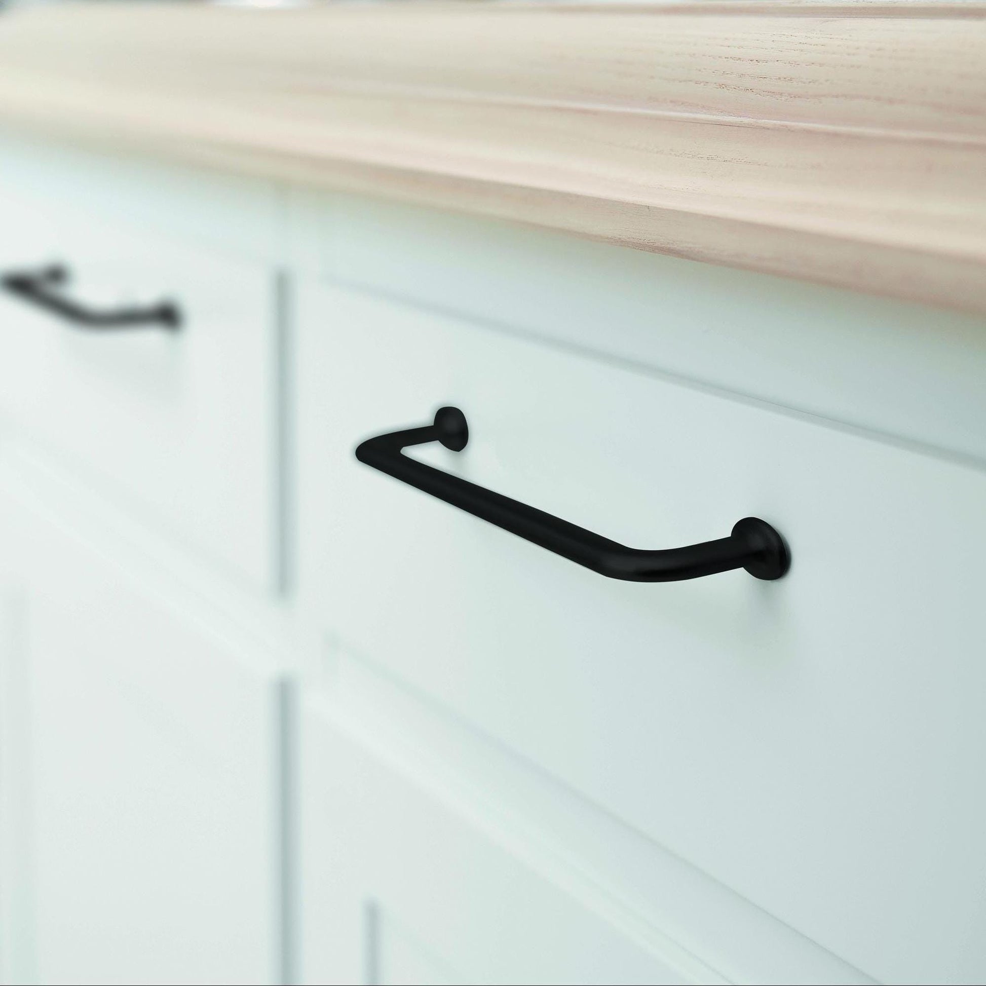 Furnipart U-Turn Handle Matt Black 160mm