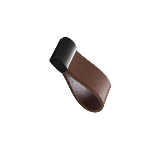 Furnipart Strap Cognac Leather & Black Knob
