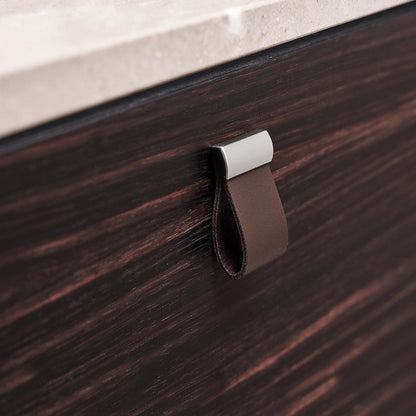 Furnipart Strap Cognac Leather & Inox Knob