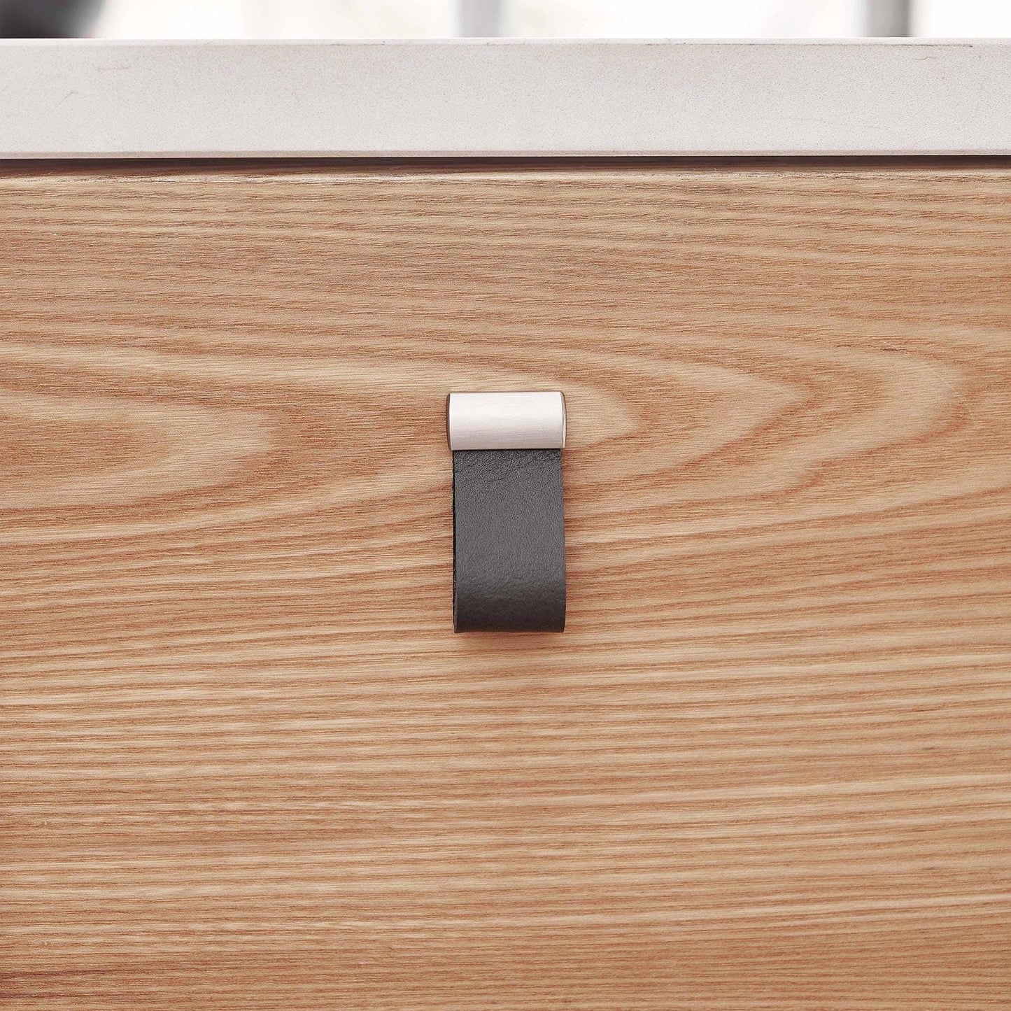 Furnipart Strap Cognac Leather & Inox Knob