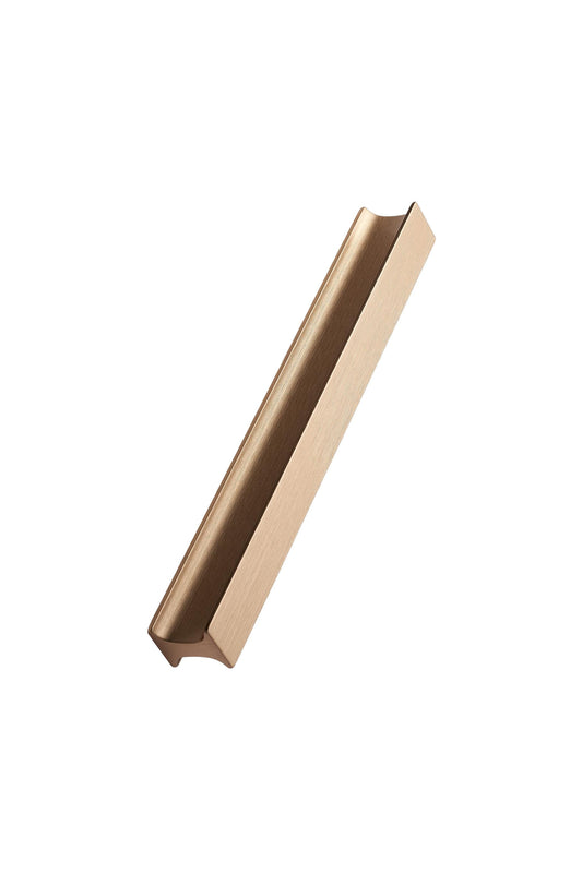 Furnipart Track Aluminium Handle Brushed Brass 50mm 200mm 600mm 1200mm