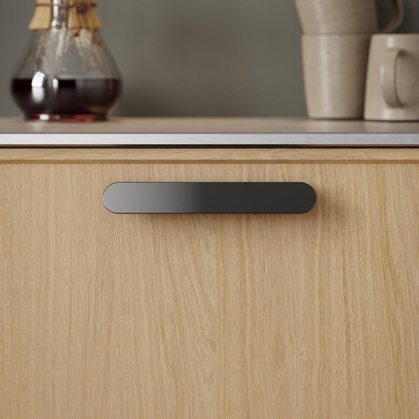 Furnipart Miro Handle Black Nickel 160mm