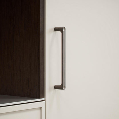 Furnipart Punto Handle & Knob 160mm Dark Brown Oak