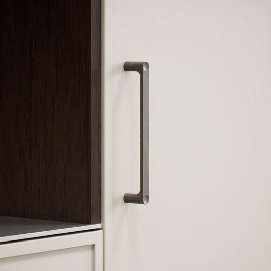Furnipart Punto Handle & Knob 160mm Dark Brown Oak
