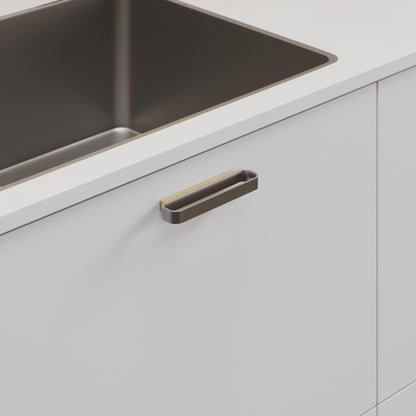 Furnipart Race Clear Lacquered Oak & Inox Wood Handle 32mm 96mm