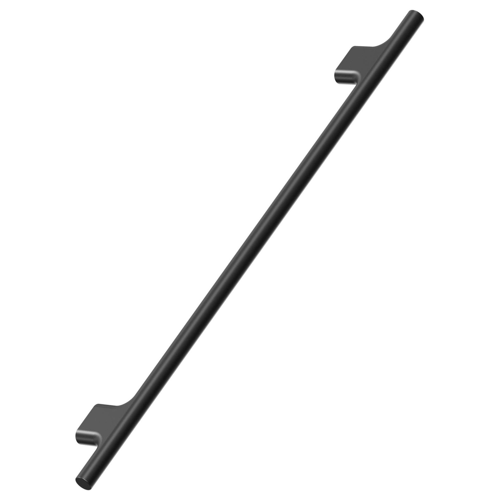 Furnipart Koupe Handle Matt Black Aluminium 128mm/160mm & 256mm/288mm