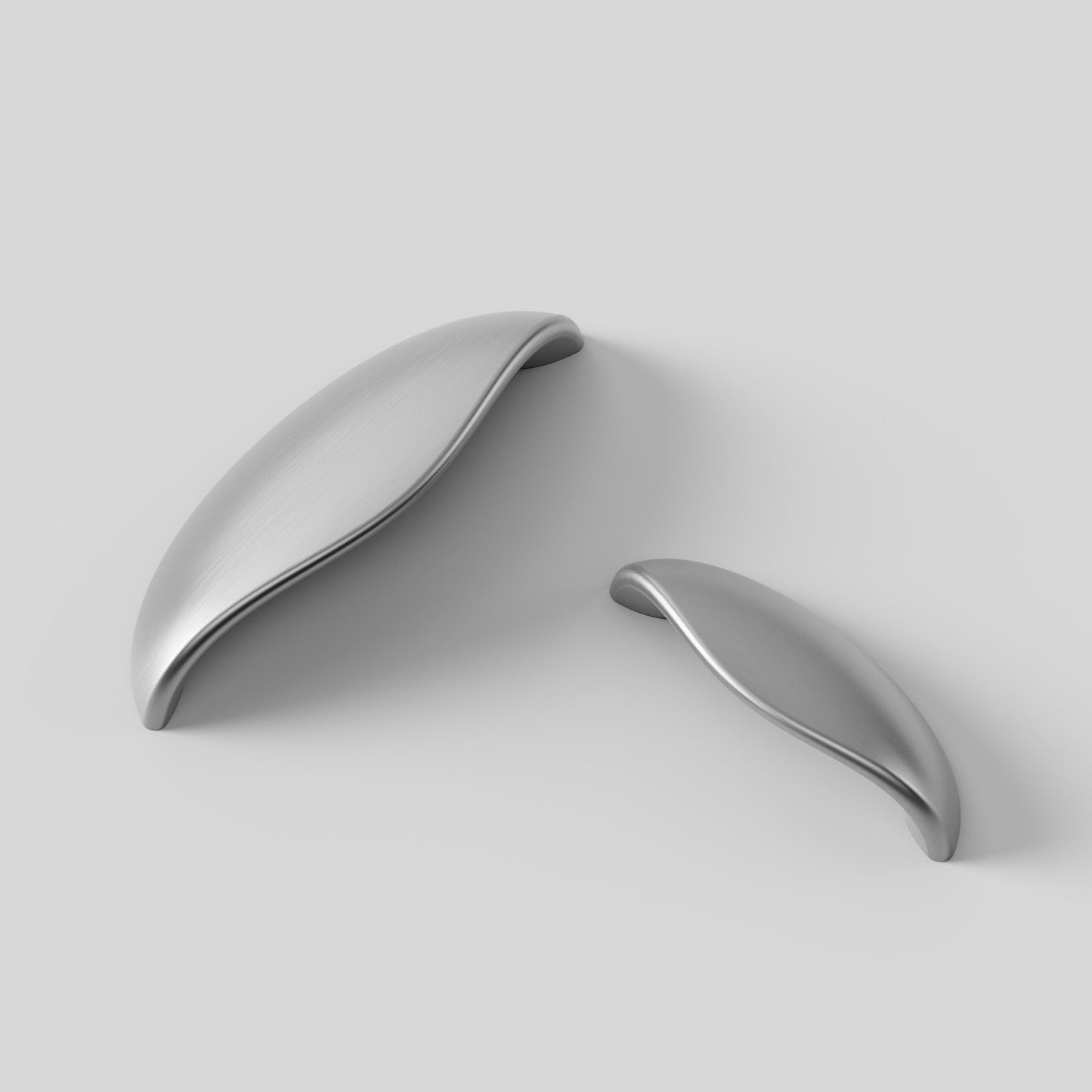 Furnipart Luna Cup 64mm & 96mm Bright Nickel