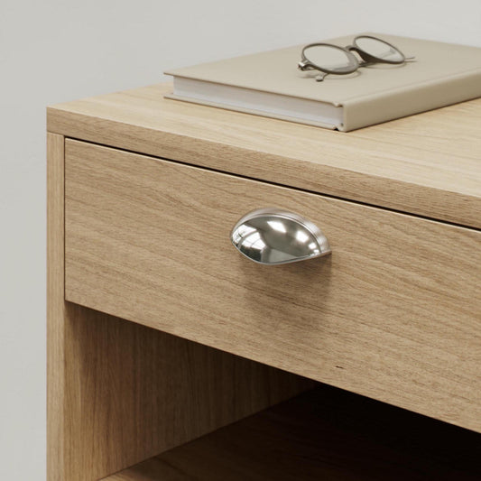 Furnipart Luna Cup 64mm & 96mm Bright Nickel