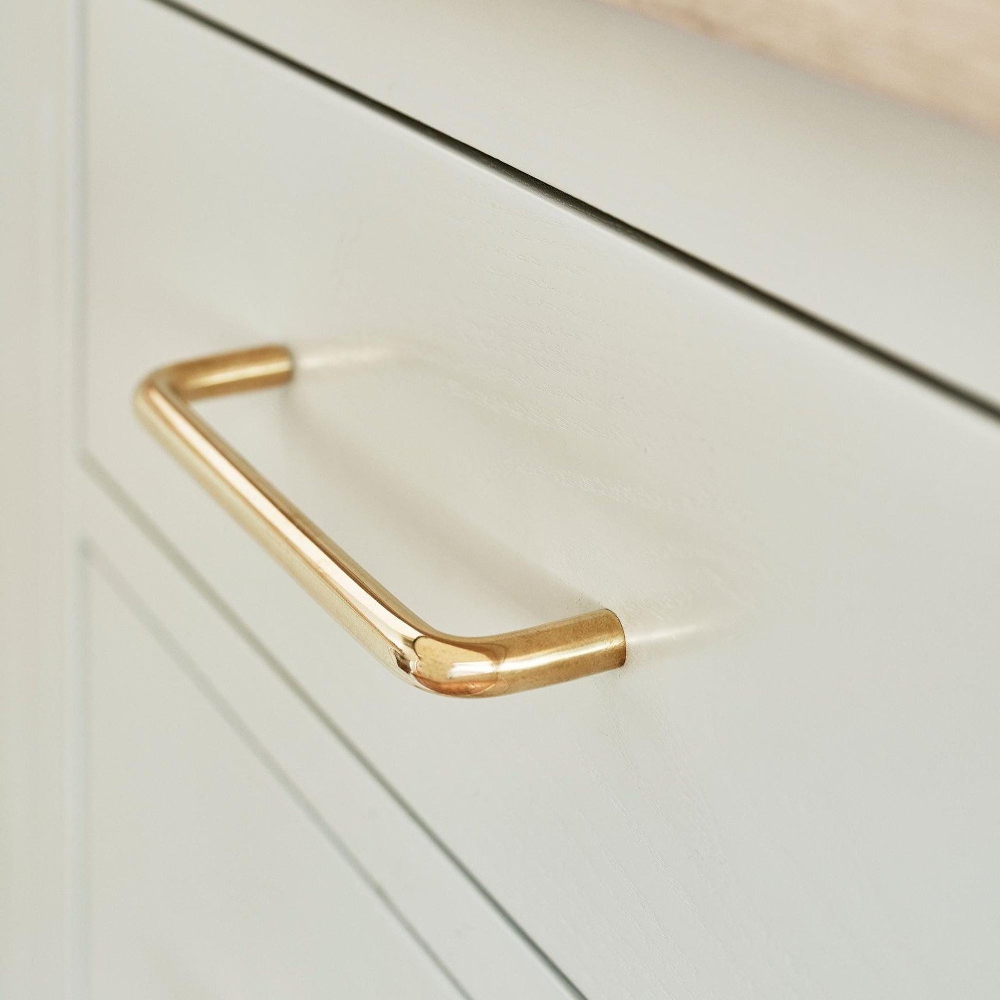 Furnipart Tubular Handle Untreated Brass 96mm & 128mm