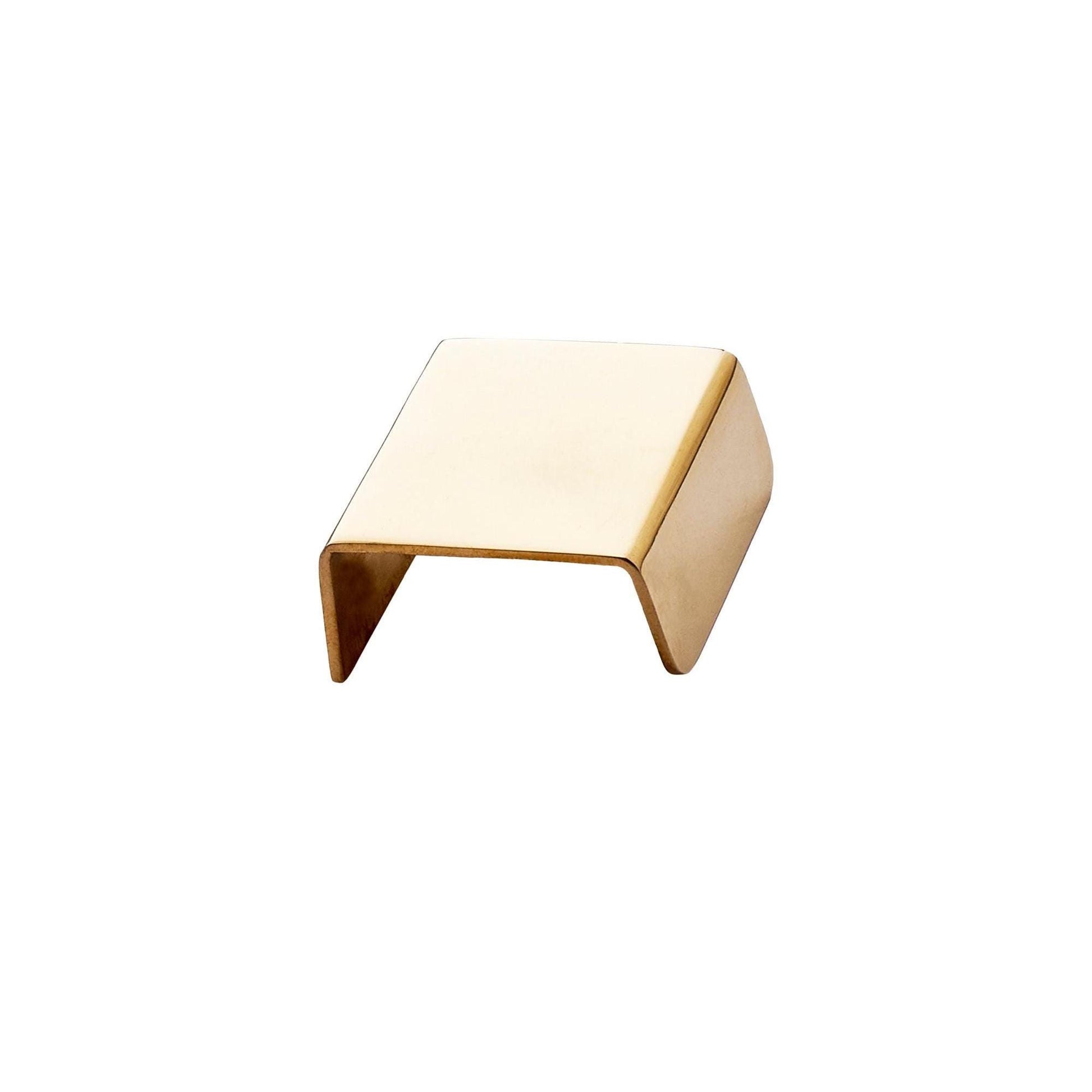 Furnipart Patina Profile Handle Untreated Brass 45mm & 120mm