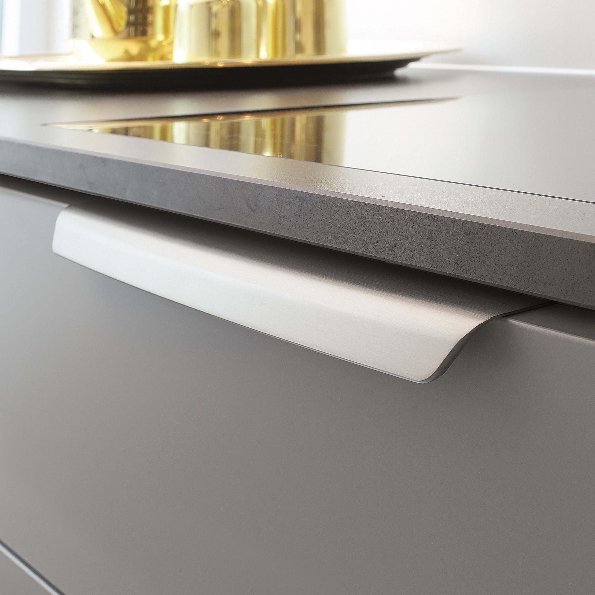 Furnipart Wow Profile Trim Handle 96mm, 192mm & 320mm Inox
