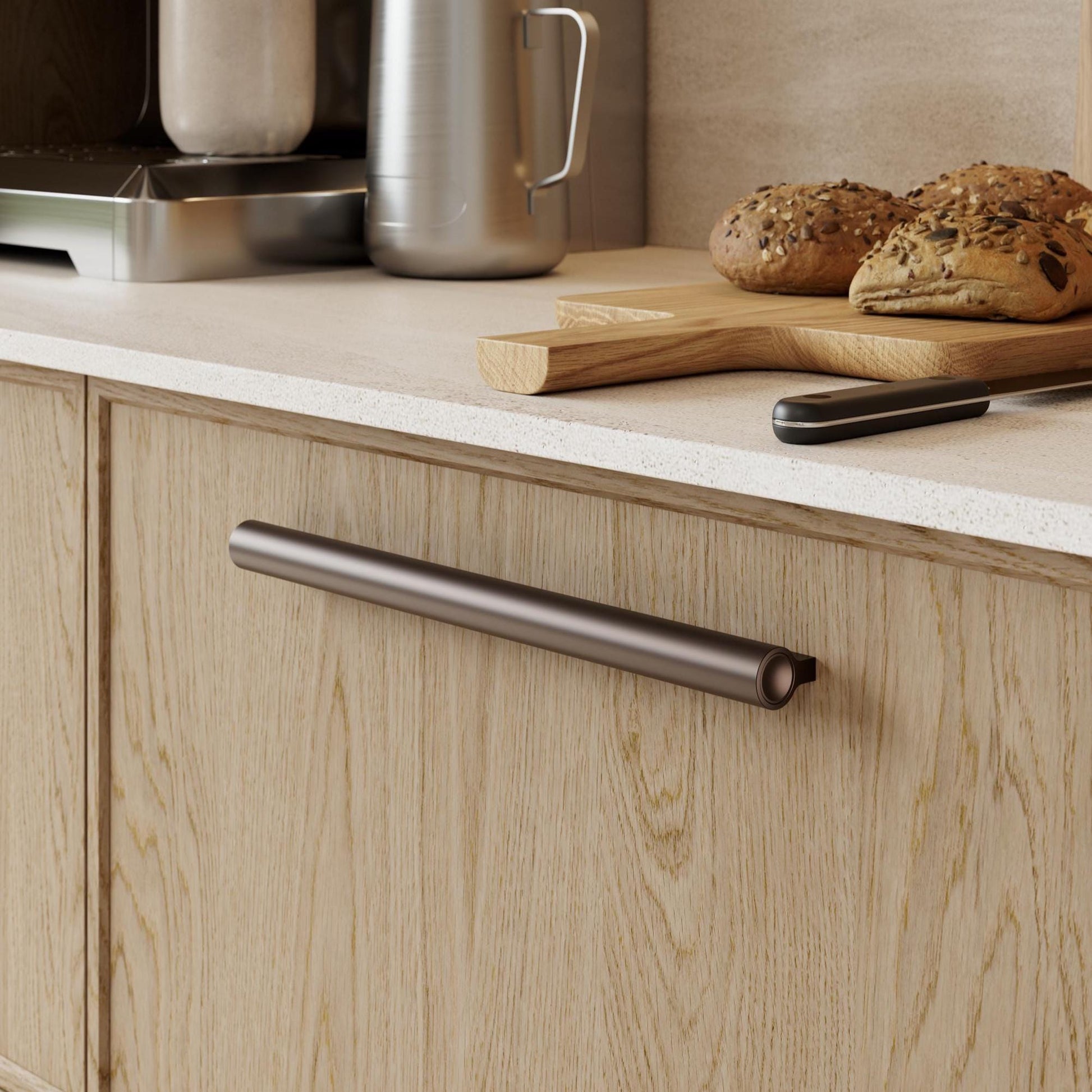 Furnipart Lucente Matt Bronze Handle 100mm 300mm & 1200mm