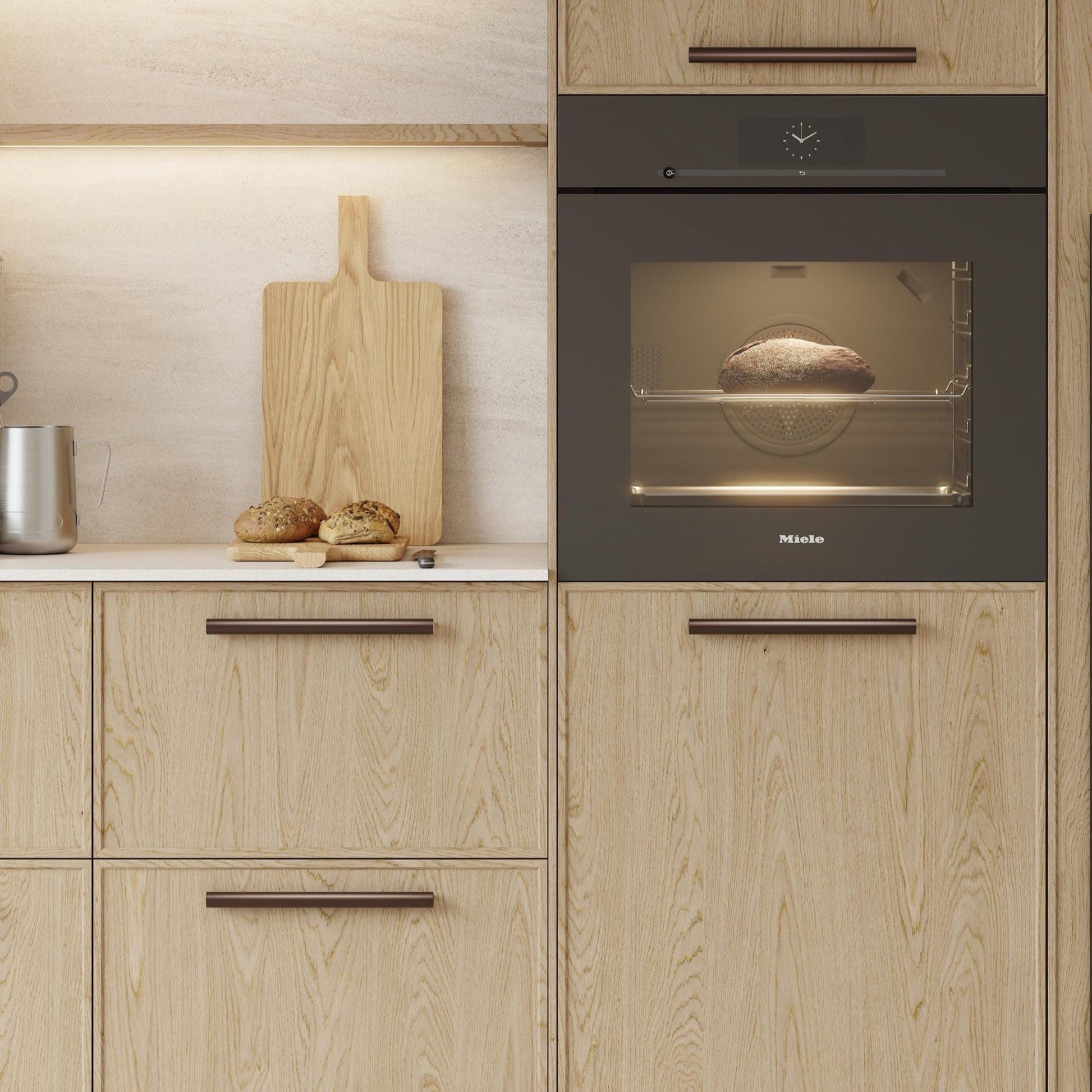 Furnipart Lucente Matt Bronze Handle 100mm 300mm & 1200mm