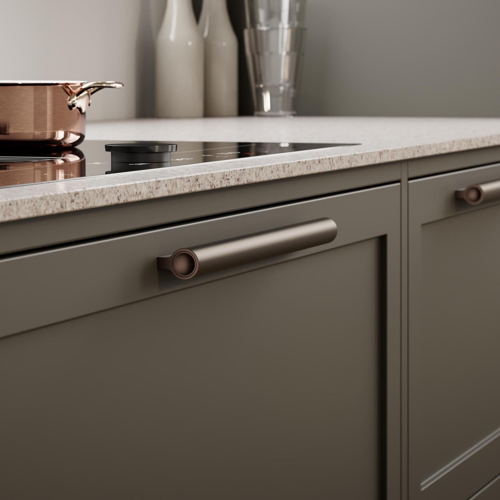 Furnipart Lucente Matt Bronze Handle 100mm 300mm & 1200mm