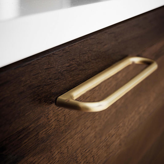 Furnipart Luck Brushed Gold Handle & Knob 32mm 160mm