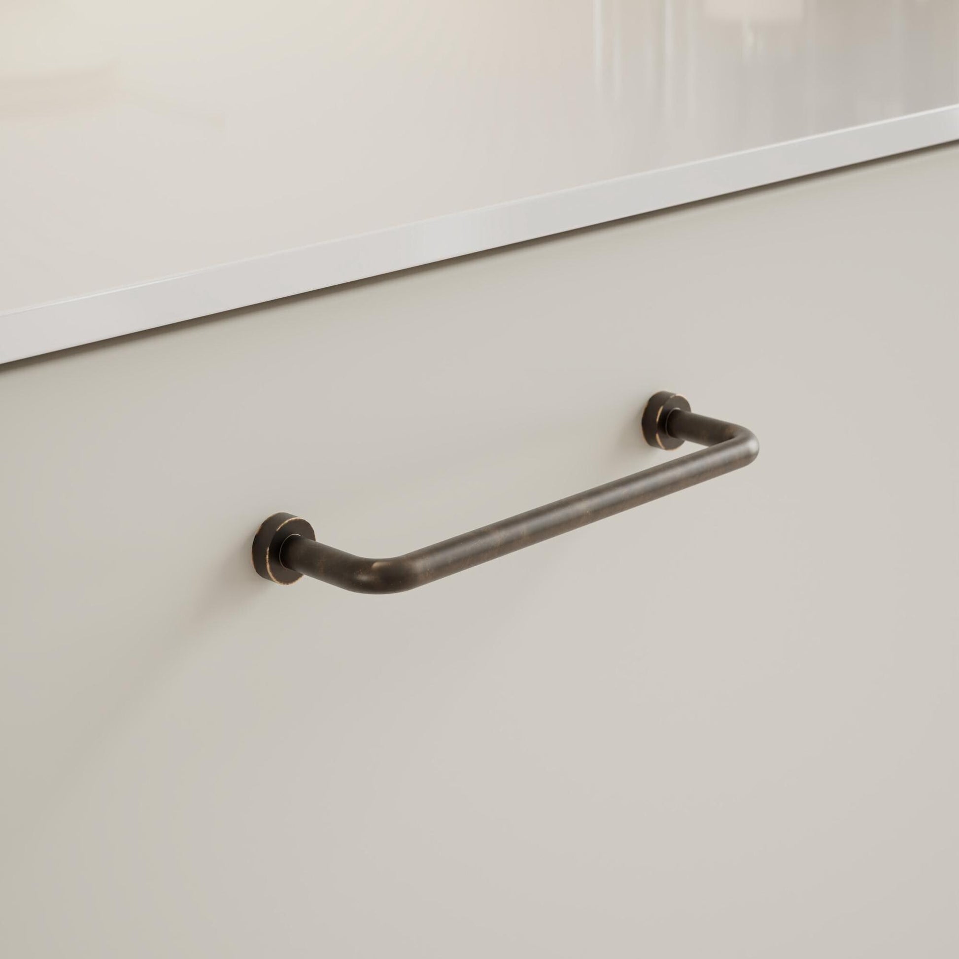 Furnipart Lounge Handle Antique Brown 128mm & 160mm