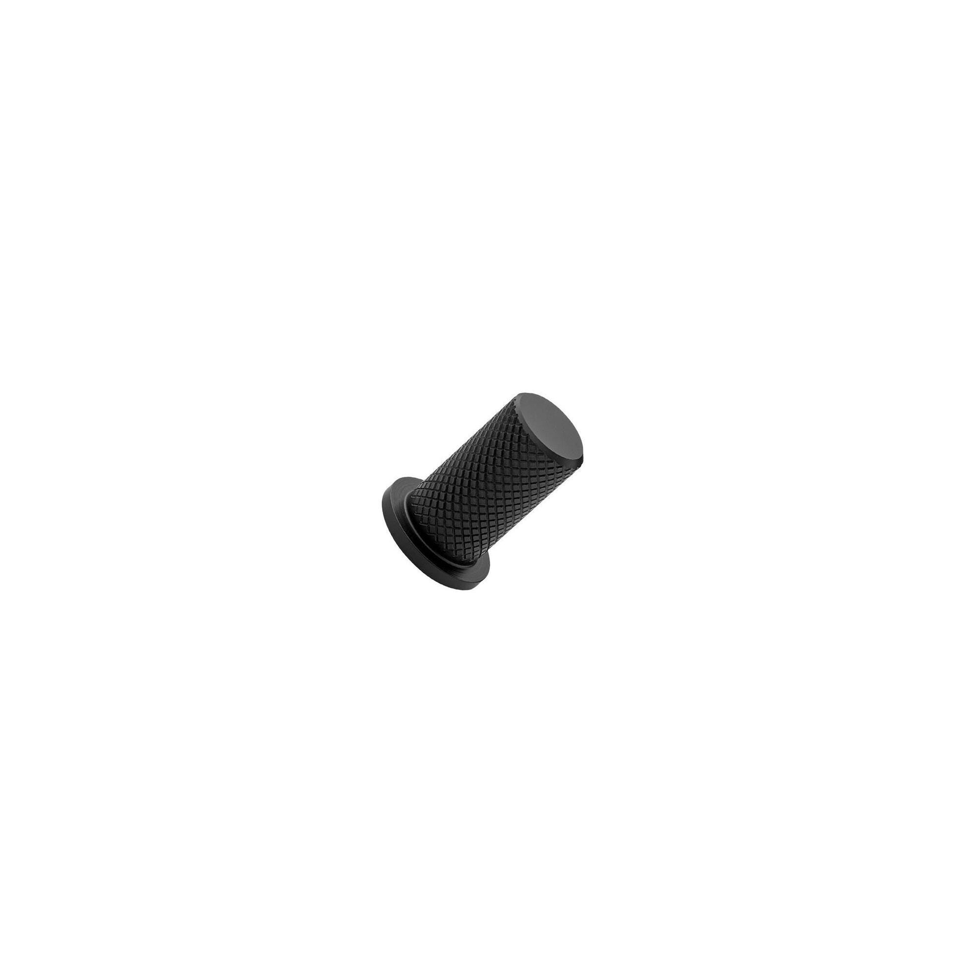 Furnipart Harlequin Knurled Knob Matt Black Stainless Steel