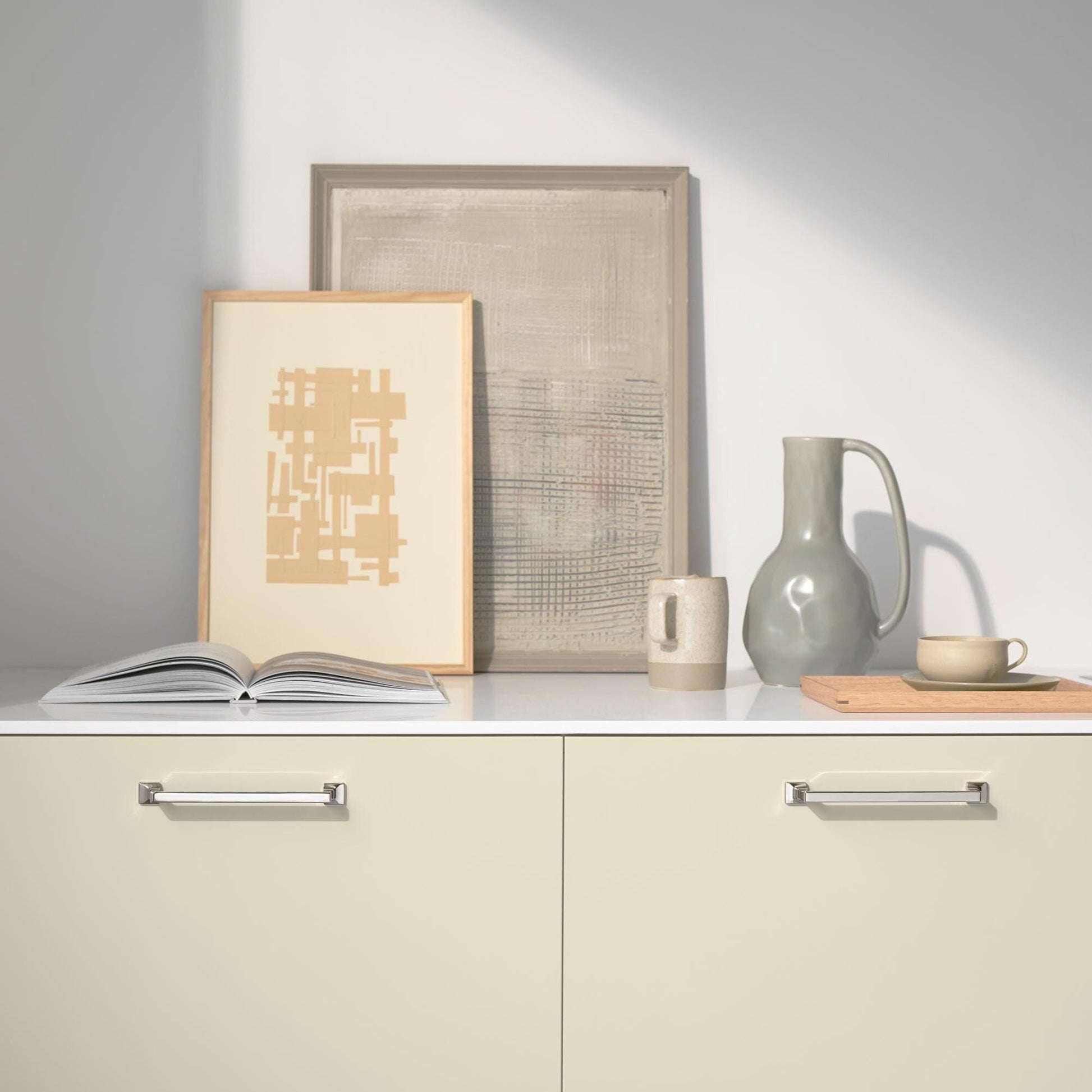 Furnipart Heritage Bright Nickel Handle 160mm, 320mm & Knob