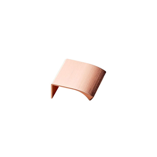 Furnipart Edge Straight Brushed Rose Gold Profile Trim Handle 40mm 200mm 350mm