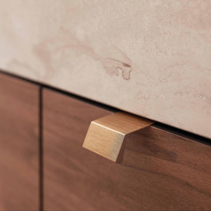 Furnipart Bench Brushed Brass Profile Trim Handle 40mm & 200mm