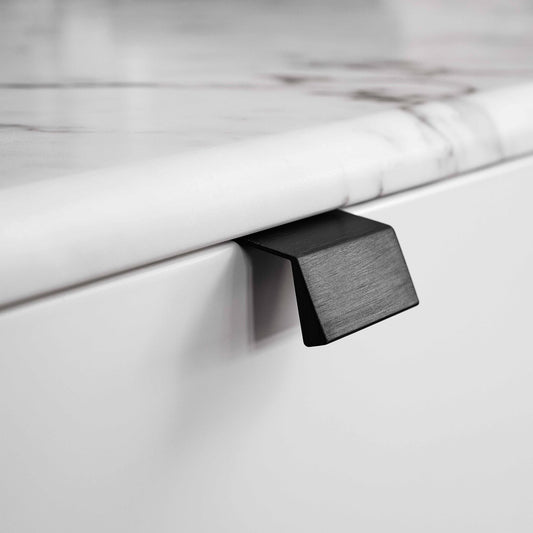 Furnipart Bench Brushed Matt Black Profile Trim Handle 40mm & 200mm