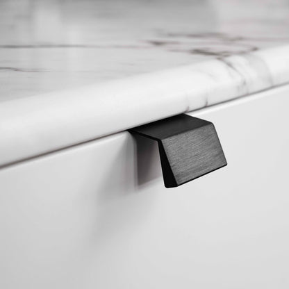 Furnipart Bench Brushed Matt Black Profile Trim Handle 40mm & 200mm