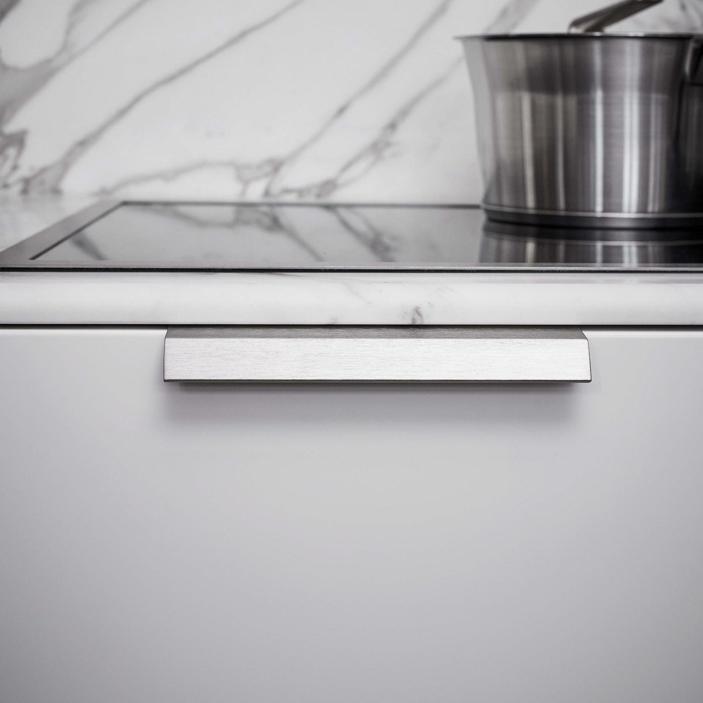 Furnipart Bench Brushed Inox Profile Trim Handle 40mm & 200mm