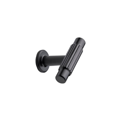Furnipart Villa Fluted Handle & Knob Gun Metal 128mm 192mm Round Knob T- Knob