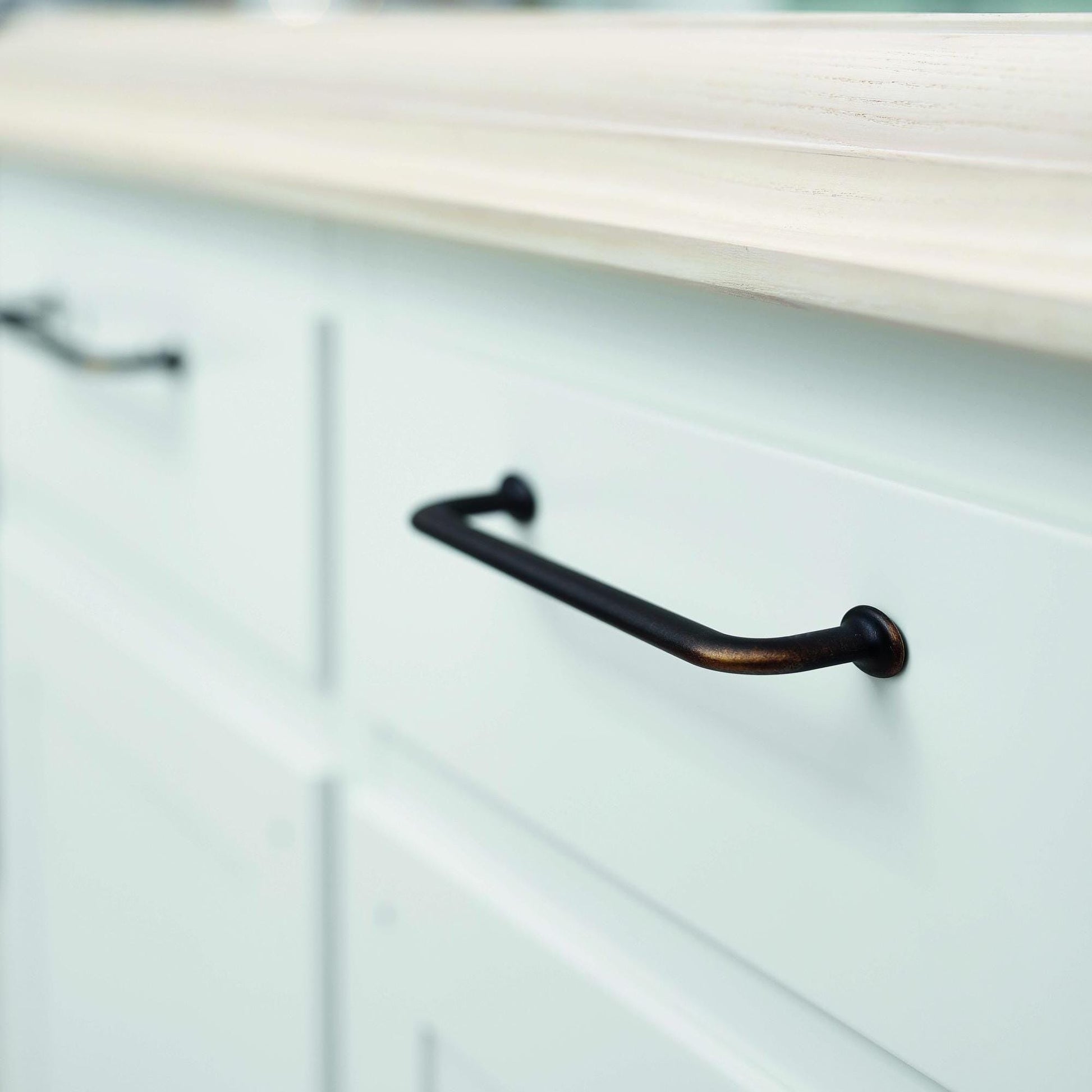 Furnipart U-Turn Handle Antique Brown 160mm