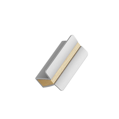 Furnipart Papillon Lacquered Oak & Matt Inox Wood Handle 32mm 160mm 320mm