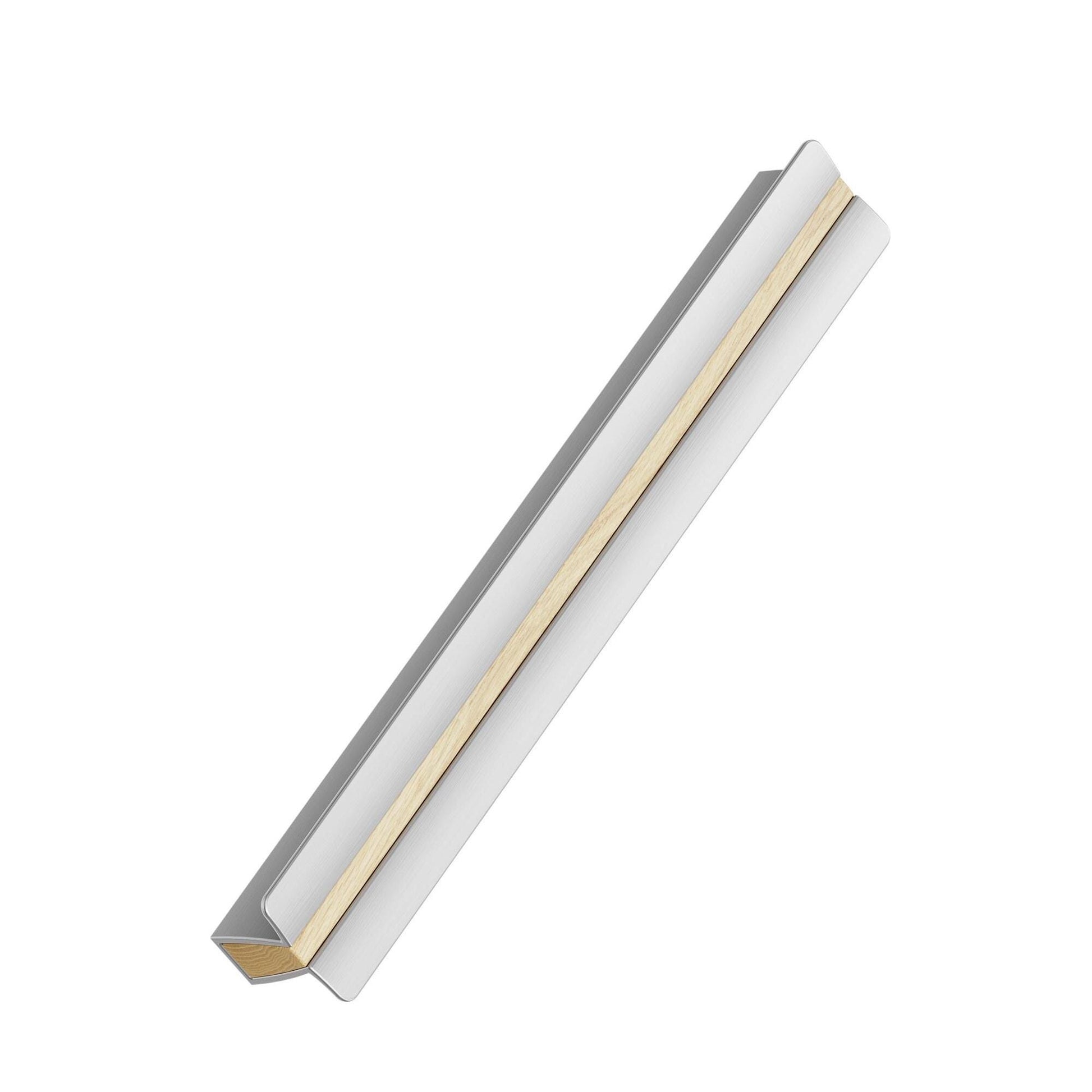 Furnipart Papillon Lacquered Oak & Matt Inox Wood Handle 32mm 160mm 320mm