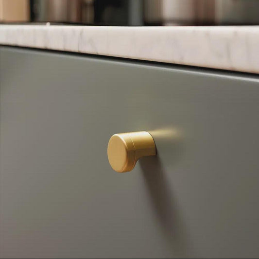 Furnipart Point Knob Brushed Gold