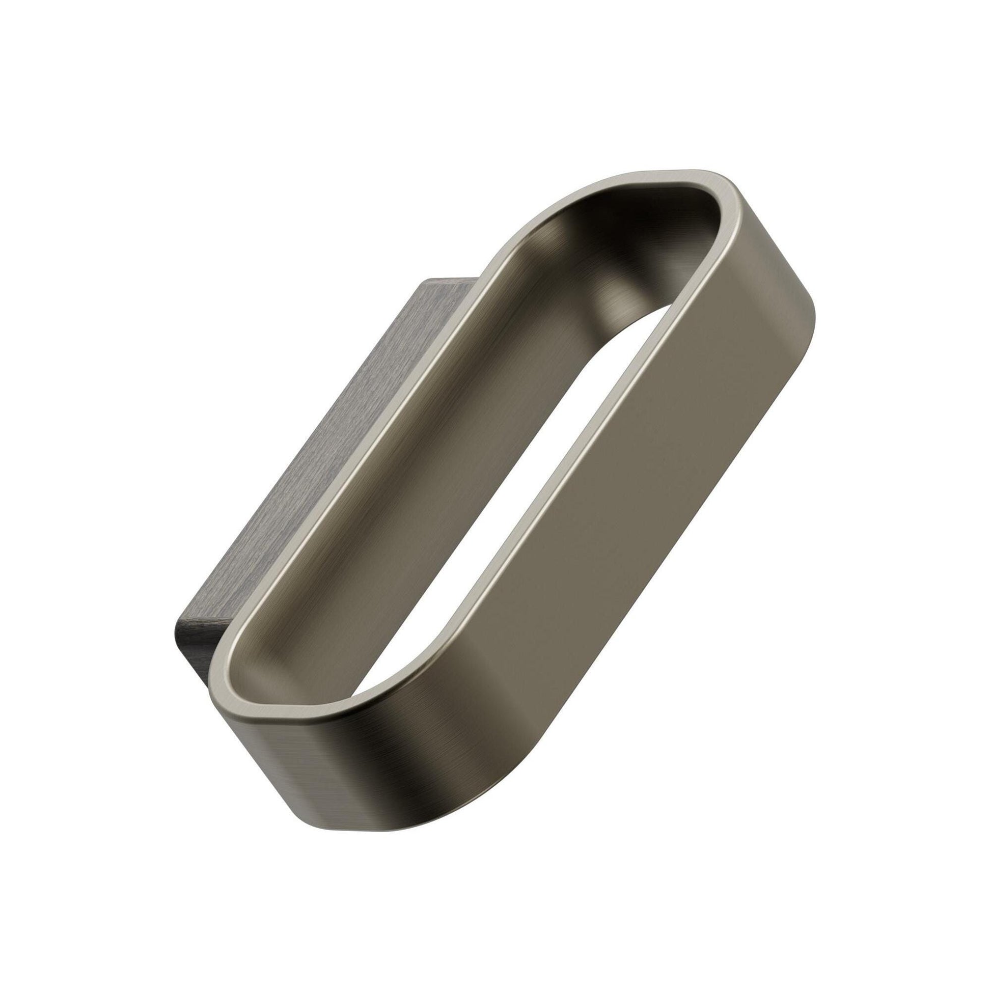 Furnipart Race Dark Brown Oak & Brushed Brass Wood Handle 32mm 96mm