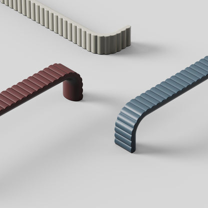 Furnipart Lace Knob Matt Maroon, Blue & Dusty Yellow 160mm