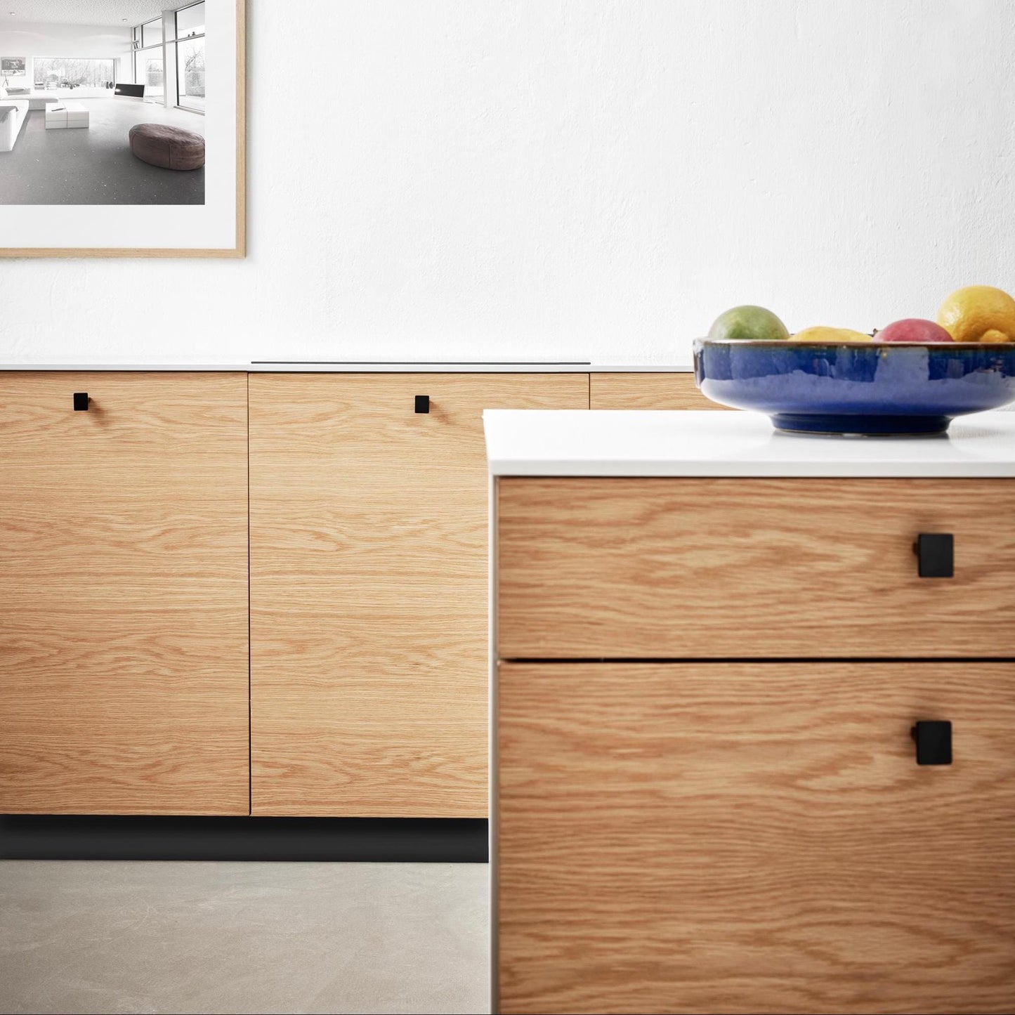 Furnipart Transit Handle & Knob Matt Black 160mm