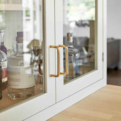 Furnipart Tubular Handle Untreated Brass 96mm & 128mm