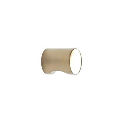 Furnipart Tumbler Round Knob Untreated Brass Polished 21mm