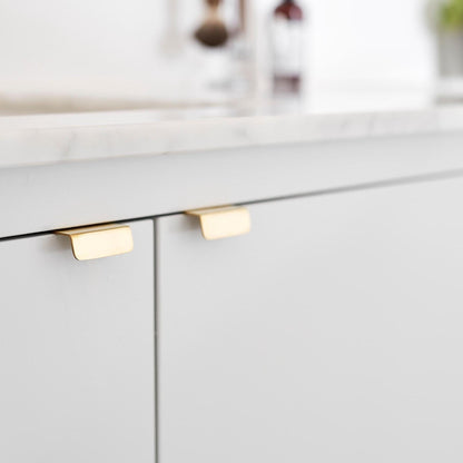 Furnipart Patina Profile Handle Untreated Brass 45mm & 120mm