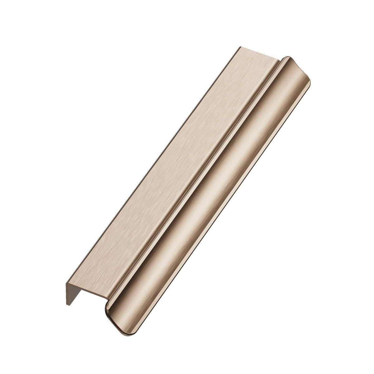 Furnipart Volet Trim Handle Profile Brushed Brass 52mm & 220mm